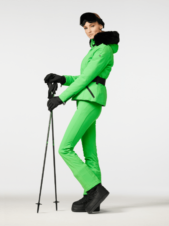 Lyžiarska bunda Goldbergh Hida Ski Jacket Real Border Flash Green