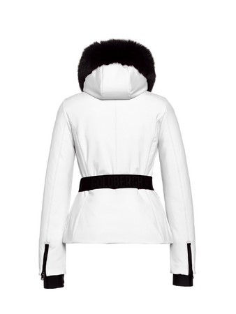 Lyžiarska bunda Goldbergh Hida Ski Jacket Real Border White Lyžiarska bunda Goldbergh Hida Ski Jacket Real Border White