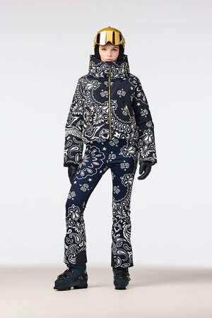 Lyžiarska bunda Goldbergh Kyoki Ski Jacket Bandana Paisley Blue