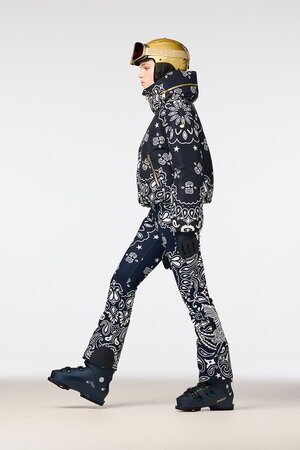 Lyžiarska bunda Goldbergh Kyoki Ski Jacket Bandana Paisley Blue