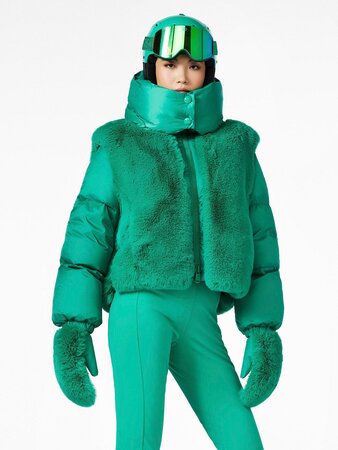 Lyžiarska bunda Goldbergh La Reine Ski Jacket Ice Green