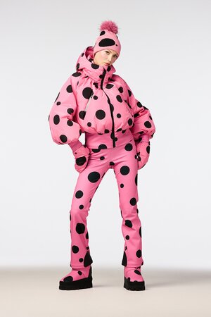 Lyžiarska bunda Goldbergh Polka Ski Jacket Dots Flame