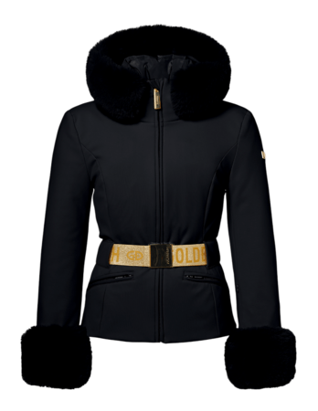 Bunda Goldbergh Prezioso Ski Jacket Faux Border Black