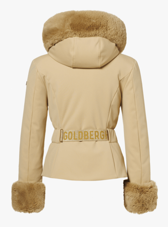 Bunda Goldbergh Prezioso Ski Jacket Faux Border Caramello