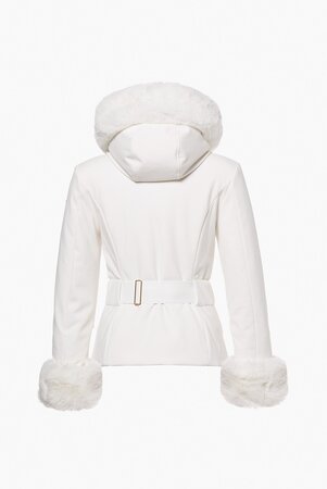 Lyžiarska bunda Goldbergh Prezioso Ski Jacket Faux Border Snow White