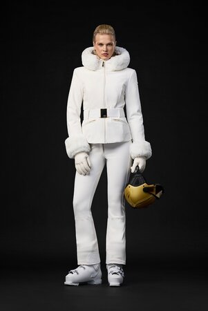 Lyžiarska bunda Goldbergh Prezioso Ski Jacket Faux Border Snow White