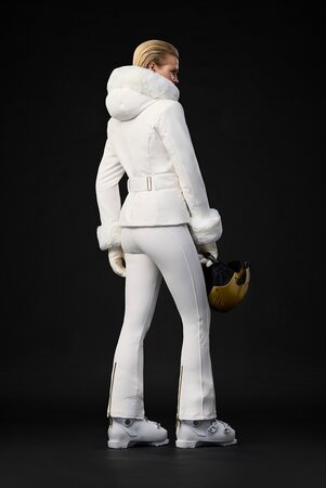 Lyžiarska bunda Goldbergh Prezioso Ski Jacket Faux Border Snow White