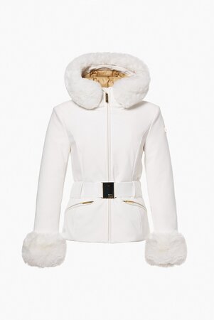 Lyžiarska bunda Goldbergh Prezioso Ski Jacket Faux Border Snow White