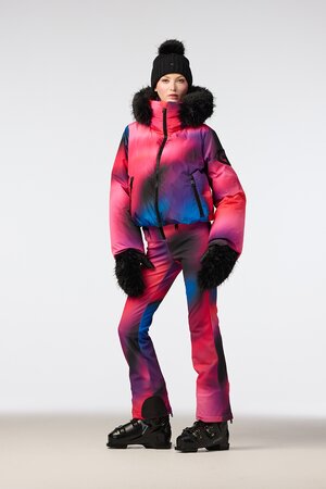 Lyžiarska bunda Goldbergh Sansu Ski Jacket Faux Border Night Runner Bold
