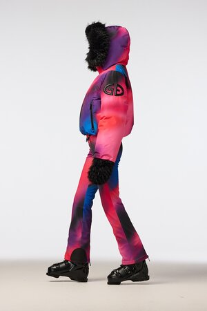 Lyžiarska bunda Goldbergh Sansu Ski Jacket Faux Border Night Runner Bold