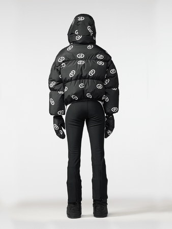 Lyžiarska bunda Goldbergh Snowflake Ski Jacket Black/White