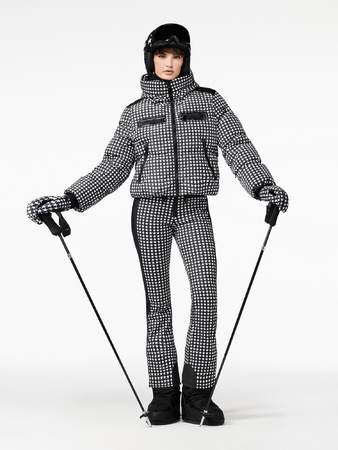 Lyžiarska bunda Goldbergh Track Ski Jacket Black/White