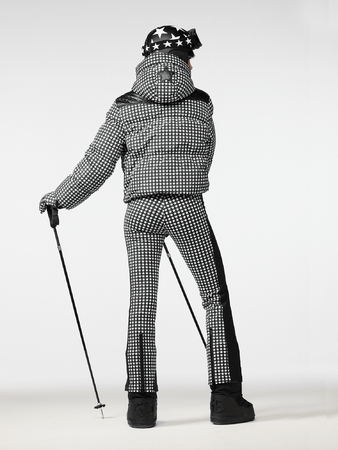 Lyžiarska bunda Goldbergh Track Ski Jacket Black/White