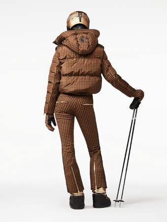 Lyžiarska bunda Goldbergh Track Ski Jacket Dark Brown