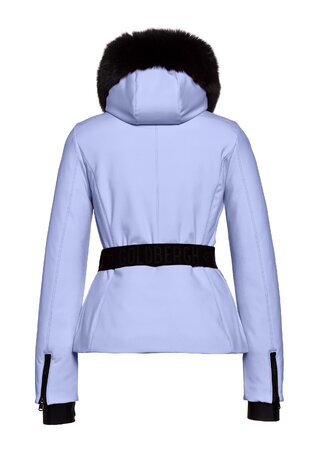 Lyžiarska bunda Goldbergh HIDA Jacket Real Fox Fur Levander