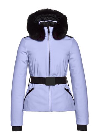 Lyžiarska bunda Goldbergh HIDA Jacket Real Fox Fur Levander