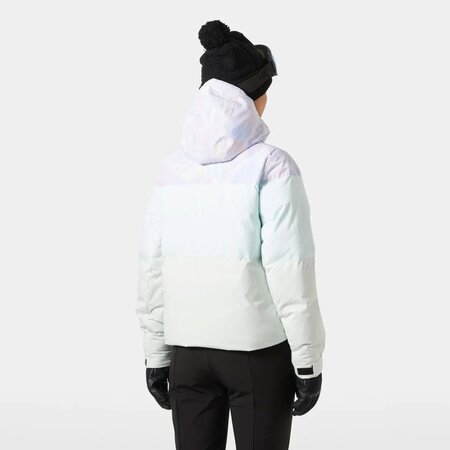 Lyžiarska bunda Helly Hansen W Nora Short Puffy Ski Jacket Reflections Lyžiarska bunda Helly Hansen W Nora Short Puffy Ski Jacket Reflections
