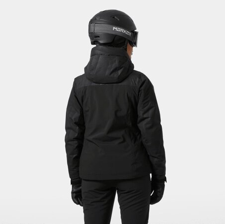 Lyžiarska bunda Helly Hansen W Valdisere 3.0 Jacket Black Embossed Stripes