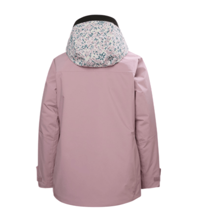 Lyžiarska bunda Helly Hansen JR Girl Stellar Jacket 2.0 Purple Clay AOP