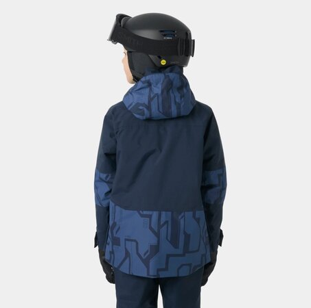 Lyžiarska bunda Helly Hansen JR Summit 2.0 Jacket Dark Blue AOP