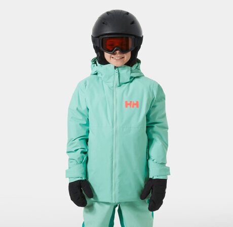 Lyžiarska bunda Helly Hansen Juniors' Traverse Jacket Lagoon