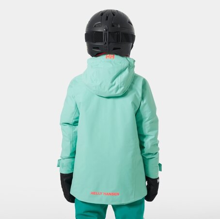 Lyžiarska bunda Helly Hansen Juniors' Traverse Jacket Lagoon