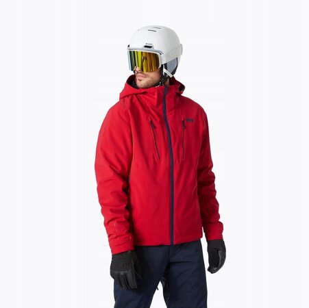 Lyžiarska bunda Helly Hansen Alpha 4.0 Jacket Red