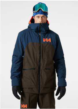 Pánska bunda Helly Hansen Straightline Lifaloft 2.0 Jacket Triple Espresso