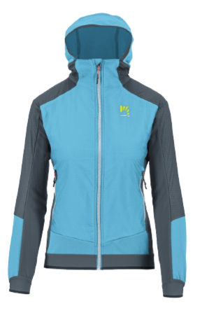 Dámska bunda Karpos Alagna Plus Evo W Jacket Blue Atoll/Dark Slate
