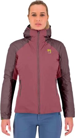 Dámska bunda Karpos Vinson Evo W Jacket Deco Rose/Huckleberry