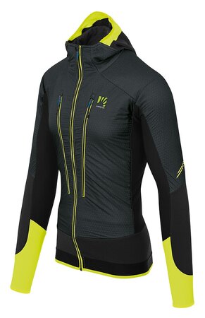 Pánska bunda Karpos Alagna Plus Evo Antracitová/Žltá fluo