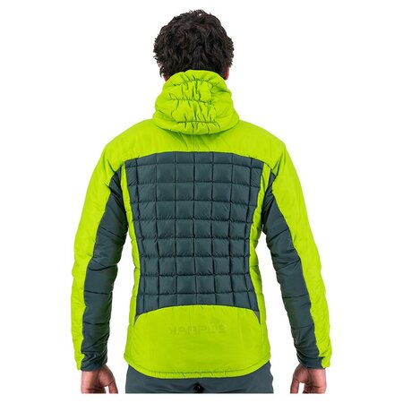 Pánska bunda Karpos Lastei Active Plus Dark Slate/Lime Green
