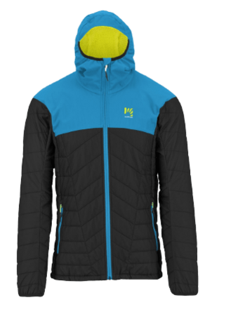 Pánska bunda Karpos Lyskamm Evo Black/Blue Jewel