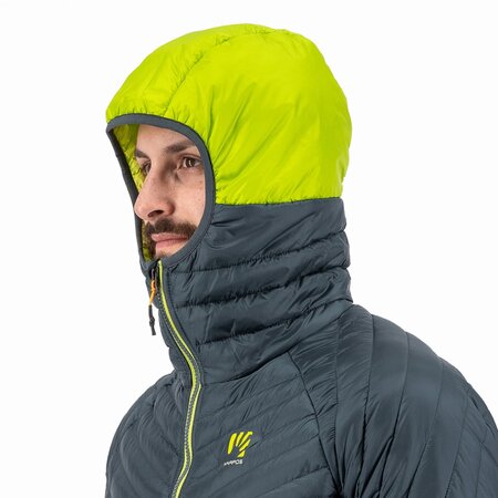 Zimná bunda Karpos Sas Plat Dark Slate/Lime Green