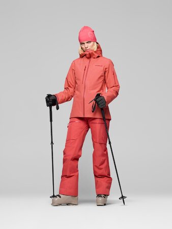 Lyžiarska bunda Norrona lofoten GORE-TEX Insulated Jacket W Deep Sea Coral