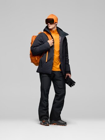 Lyžiarska bunda Norrona lofoten GORE-TEX down⁸⁰⁰ Jacket Caviar Black
