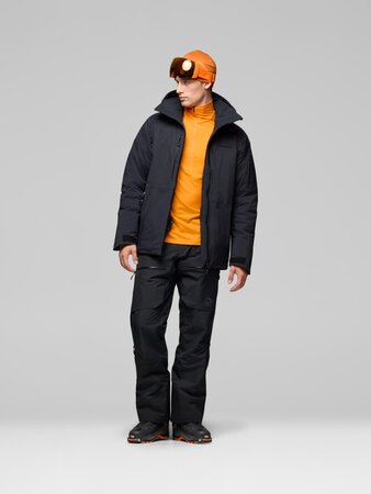 Lyžiarska bunda Norrona lofoten GORE-TEX down⁸⁰⁰ Jacket Caviar Black