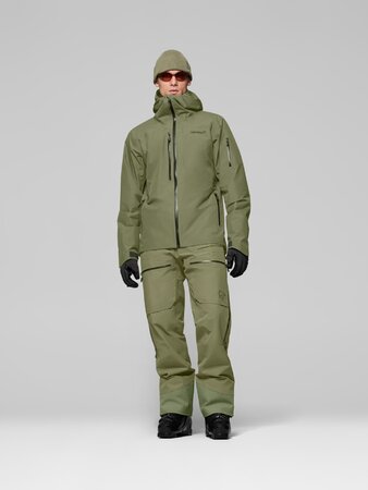 Lyžiarska bunda Norrona lofoten GORE-TEX Insulated Jacket Deep Lichen Green