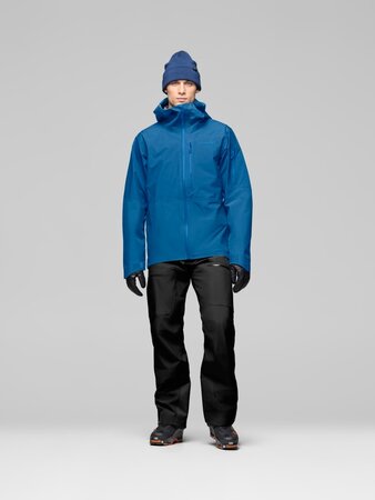 Zimná bunda Norrona lofoten GORE-TEX Jacket Dark Blue