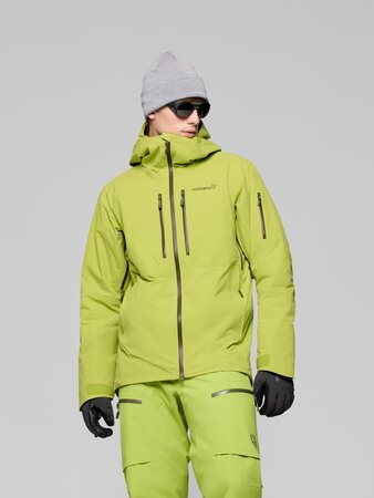 Lyžiarska bunda Norrona lofoten GORE-TEX thermo⁸⁰ Jacket Dark Citron