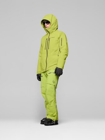 Lyžiarska bunda Norrona lofoten GORE-TEX thermo⁸⁰ Jacket Dark Citron