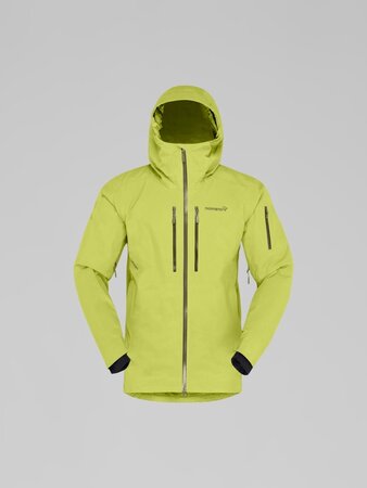 Lyžiarska bunda Norrona lofoten GORE-TEX thermo⁸⁰ Jacket Dark Citron