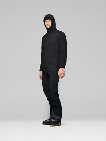 Zimná bunda Norrona lyngen thermo¹⁰⁰active Zip Hood Caviar Black