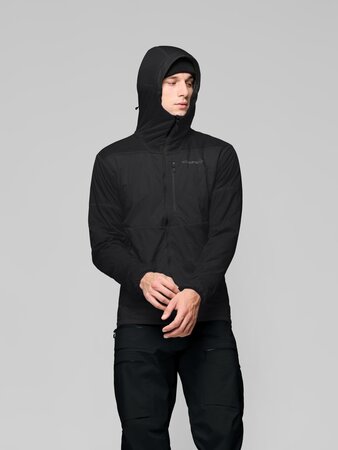 Zimná bunda Norrona lyngen thermo¹⁰⁰active Zip Hood Caviar Black
