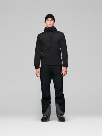 Zimná bunda Norrona lyngen thermo¹⁰⁰active Zip Hood Caviar Black