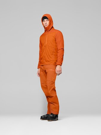 Zimná bunda Norrona lyngen thermo¹⁰⁰active Zip Hood Gold Flame