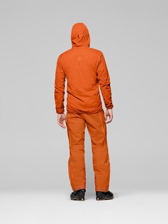 Zimná bunda Norrona lyngen thermo¹⁰⁰active Zip Hood Gold Flame