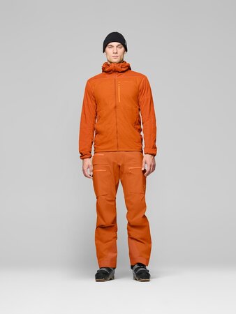 Zimná bunda Norrona lyngen thermo¹⁰⁰active Zip Hood Gold Flame