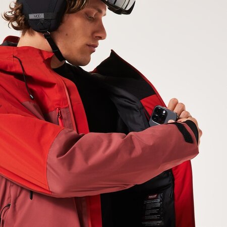 Lyžiarska bunda Oakley Canopy Pro Insulated Jacket Flame Red/Rosewood
