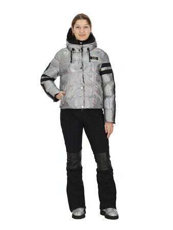 Bunda One more Transformable Eco-down + 1 Coat Iride/Black/Black